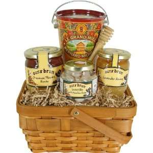 Honey Themed Luxury Gourmet French Gift Basket  Grocery 