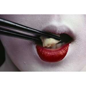 National Geographic, Geisha with Chopsticks, 20 x 30 Poster Print 