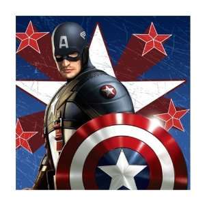  Captain America Beverage Napkins (16ct) Toys & Games