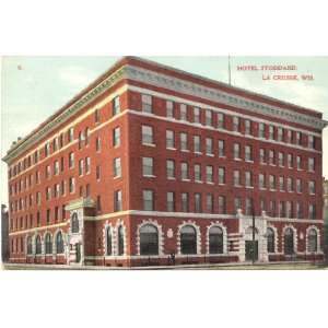   Vintage Postcard Hotel Stoddard La Crosse Wisconsin 