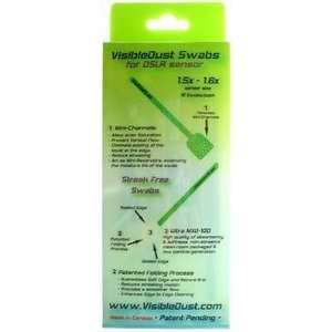  VisibleDust 2863171 Green Cleaning Swabs 1.5X 1.6X for 