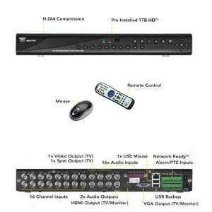  16 Channel H.264 DVR with HDMI Electronics