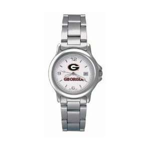  Ladies Georgia Bulldogs Chrome Varsity Watch with 