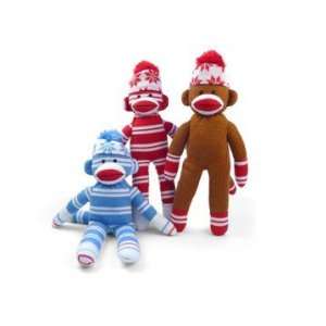 20 Brown Sock Monkey with Winter Hat Toys & Games