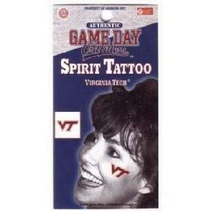   Virginia Tech University Tattoo Vt Logo Case Pack 84 Sports
