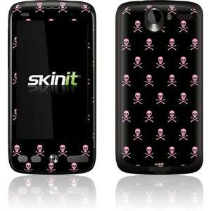  Skull and Crossbones (pink) skin for HTC Desire A8181 