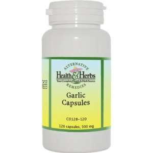  Alternative Health & Herbs Remedies Garlic Capsules, 120 