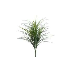  25 Plastic Slim Grass Bush x4 Green (Pack of 12)