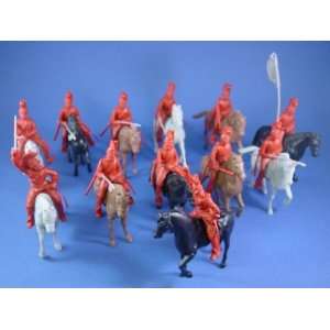  Alamo Playset Toy Soldiers Mexican Helmeted Cavalry 12 