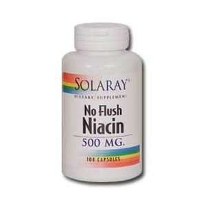 Solaray No Flush Niacin 200 Caps, 500 mg Health 