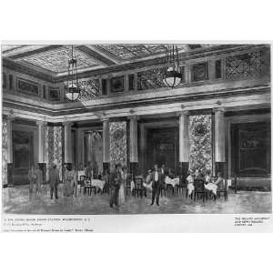  Dining Room,Union Station,Washington,DC,1908,people