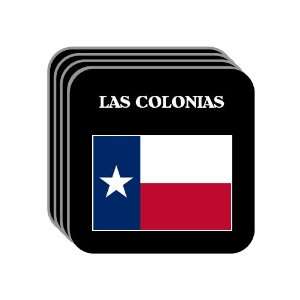  US State Flag   LAS COLONIAS, Texas (TX) Set of 4 Mini 