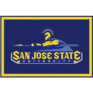  San Jose State University Spartans Area Rug