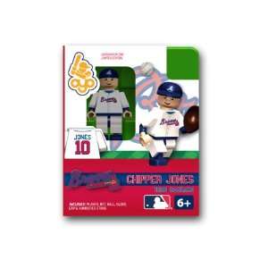 MLB Building Toy Figure Team / Player Atlanta Braves / Chipper Jones 