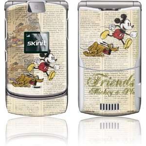  Mickey and Pluto skin for Motorola RAZR V3 Electronics