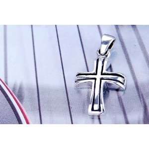  Lucky Pendant Silver Cross Necklace for Mens Fine Jewelry 