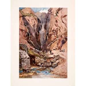   Gorge Spring Mountain Fulleylove Water   Original Color Print