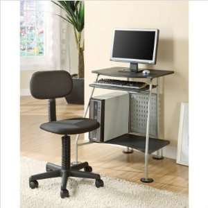   DL E01 Computer Desk with Student Chair in Black
