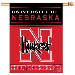  Nebraska Corn Huskers NCAA Vertical Flag (27x37 