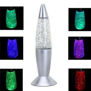  Multi Color Glitter Lamp Rocket Lava Lamp USB Gift Light 