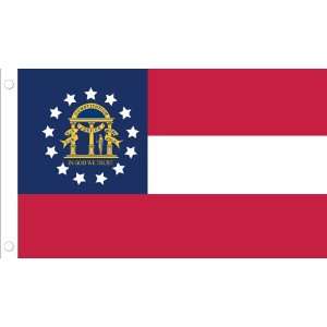  Allied Flag Outdoor Nylon State Flag, Georgia, 2 Foot by 3 