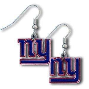  NFL Dangle Earrings   New York Giants 