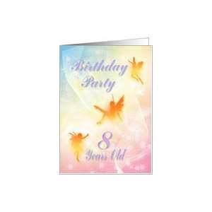  fairies Birthday party invitation, 8 years old, Card Toys & Games