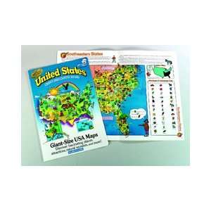  DISCOVERY ATLAS THE U.S. 14 X 20 16PP LAMINATED Toys 