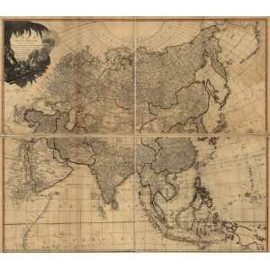  1799 map of Asia
