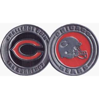  Challenge Coin Card Guard   Chicago Bears Sports 