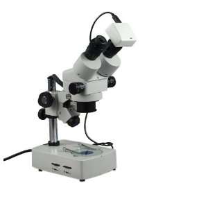 Binocular Stereo Microscope Zoom 7x~45x with 1.3MP USB Digital Camera 