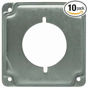   Inch Diameter 4 Inch Square Exposed Work Cover, 10 Pack Home