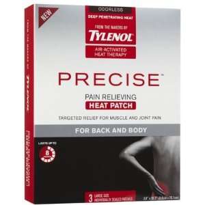 Tylenol Precise Pain Relieving Heat Patch for Back & Body 
