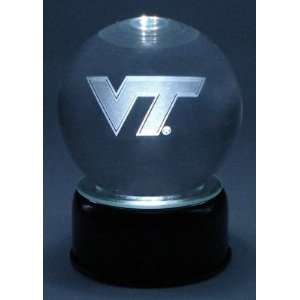  VIRGINIA TECH LOGO ETCHED IN CRYSTAL
