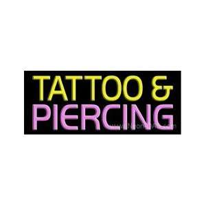 Tattoo Piercing Outdoor Neon Sign 13 x 32