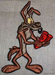 Road Runner WILE E COYOTE 3 3/4  Embroidered PATCH  