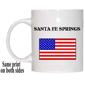  US Flag   Santa Fe Springs, California (CA) Mug 