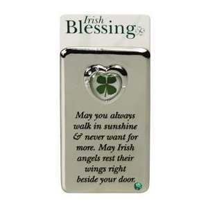  Four Leaf Clover Metal Magnet, Heart Blessing Everything 