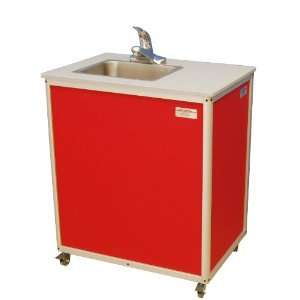Monsam PSE 2006 Red Preschool and Childcare Single Basin Portable Sink 
