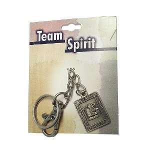  Set of 4 Team Spirit Hockey Sports Religious Keychains 