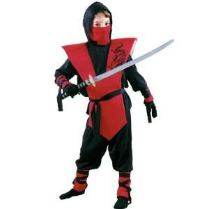 Ninja Red Costume Child Medium 8 10 Toys & Games
