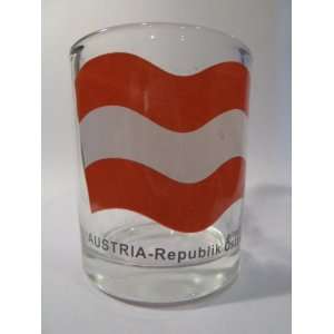Austria Flag Shot Glass