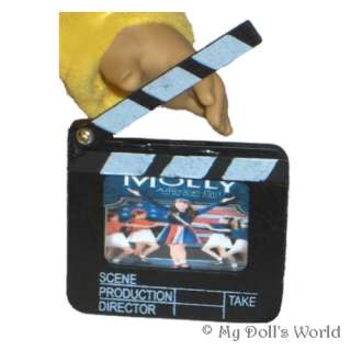 MOVIE CLAPBOARD FIT AMERICAN GIRL MOLLY~KIT~FELICITY  