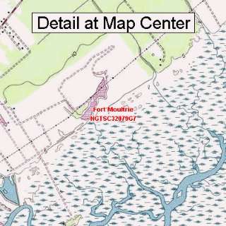   Map   Fort Moultrie, South Carolina (Folded/Waterproof) Sports