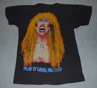 VINTAGE TWISTED SISTER STAY HUNGRY TOUR T  SHIRT 1984 M  