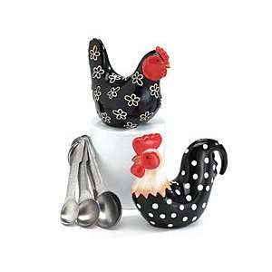 Adorable Country Rooster And Hen Salt And Pepper Shakers For Kitchen 
