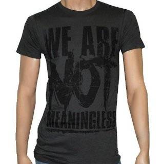 WE CAME AS ROMANS   We Are Not Meaningless   Charcoal T shirt