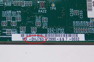 Poweredge 1855 1955 Topspin Infiniband HCA HJ763 10Gbps  