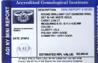 04 Carat round Cut Diamond Engagement Solitaire Ring Wedding Ring 