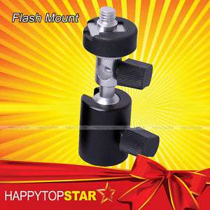 Flash Hot Shoe BALL Mount Tripod/Light Stand Adapter  